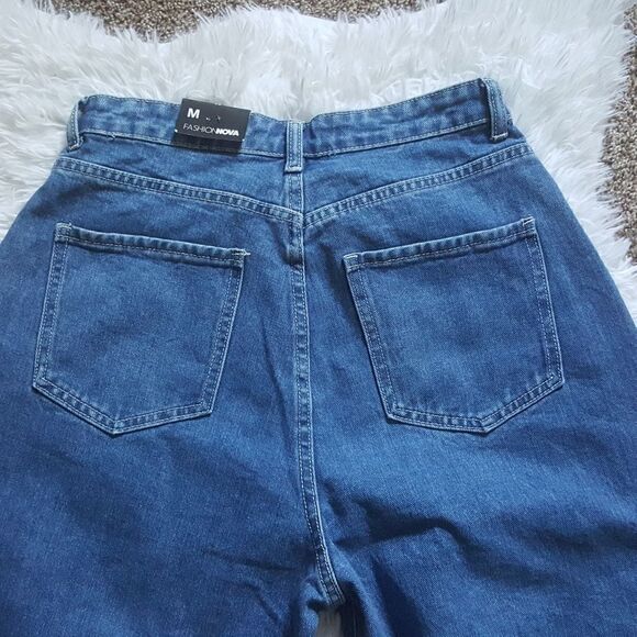 Fashion Nova Day dreaming high rise mom jeans NWT - Picture 7 of 8